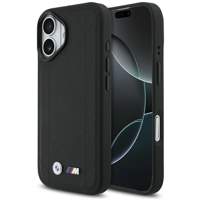 BMW M Quilted Logo MagSafe Apple iPhone 17 black