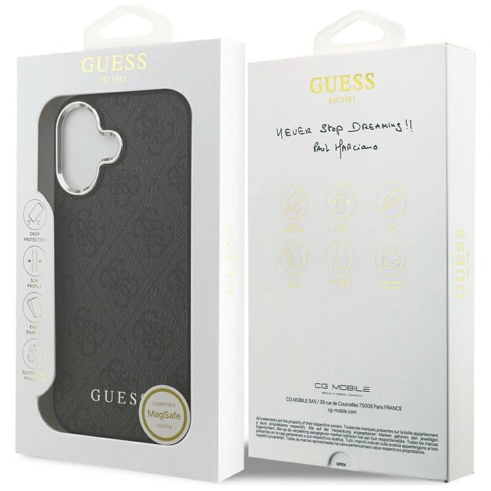 Guess 4G Classic Logo MagSafe Apple iPhone 17 black