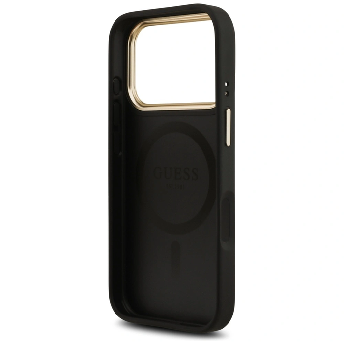 Guess 4G PU Classic Logo MagSafe Apple iPhone 17 Pro black