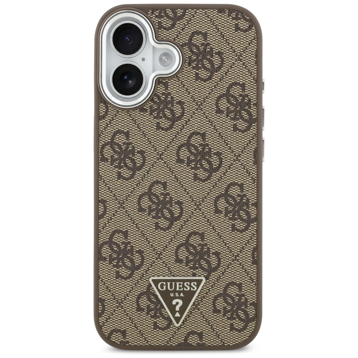 Guess 4G Triangle Logo MagSafe Apple iPhone 17 brown silver