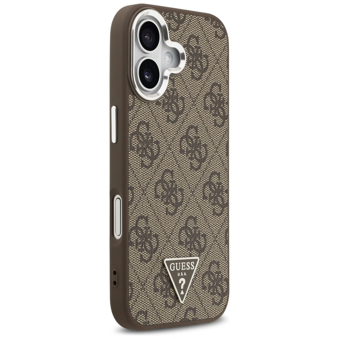 Guess 4G Triangle Logo MagSafe Apple iPhone 17 brown silver