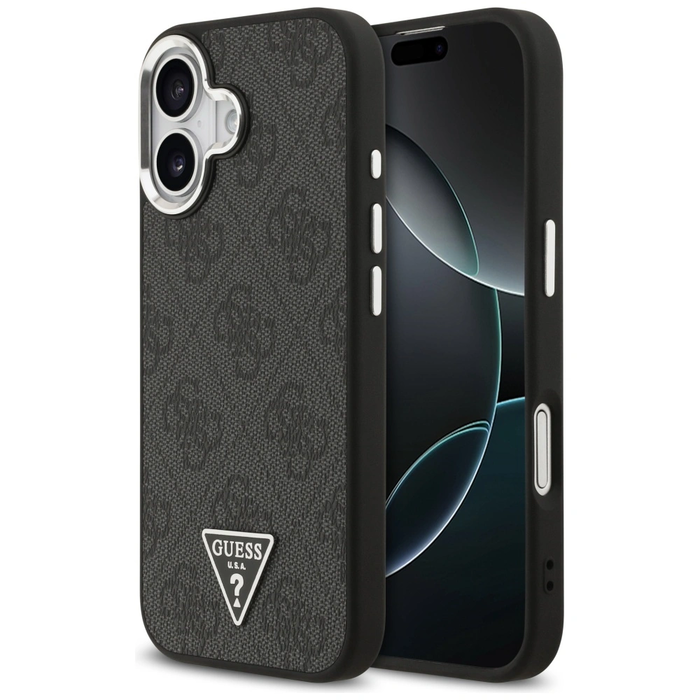 Guess 4G Triangle Logo MagSafe Apple iPhone 17 black silver