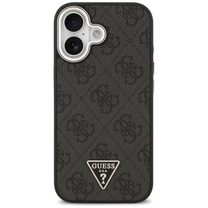 Guess 4G Triangle Logo MagSafe Apple iPhone 17 black silver
