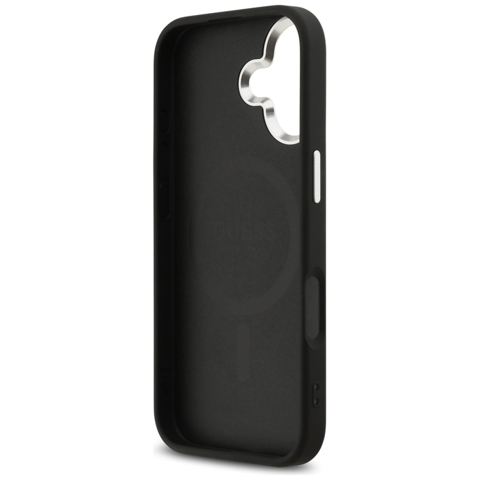 Guess 4G Triangle Logo MagSafe Apple iPhone 17 black silver