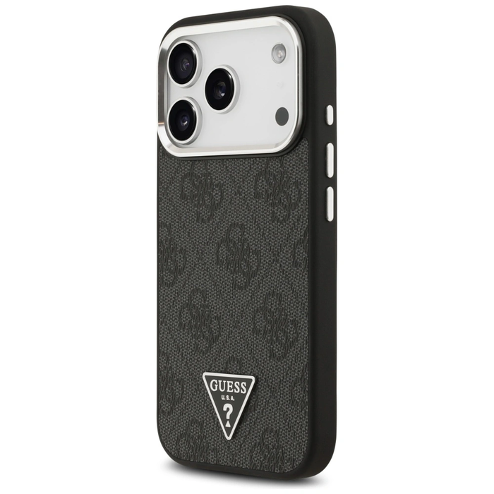 Guess 4G Triangle Logo MagSafe Apple iPhone 17 Pro black silver