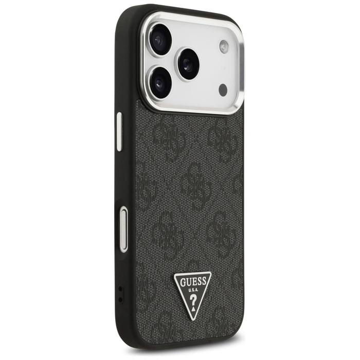 Guess 4G Triangle Logo MagSafe Apple iPhone 17 Pro black silver