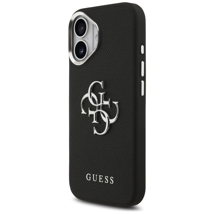 Guess Grained Big 4G Classic Logo Apple iPhone 17 black