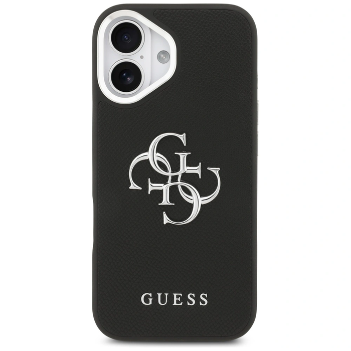 Guess Grained Big 4G Classic Logo Apple iPhone 17 black