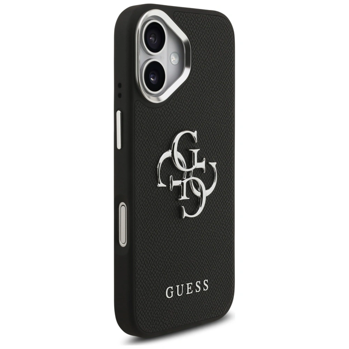 Guess Grained Big 4G Classic Logo Apple iPhone 17 black