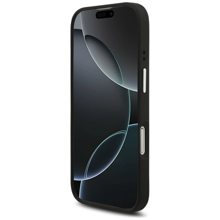 Guess Grained Big 4G Classic Logo Apple iPhone 17 black