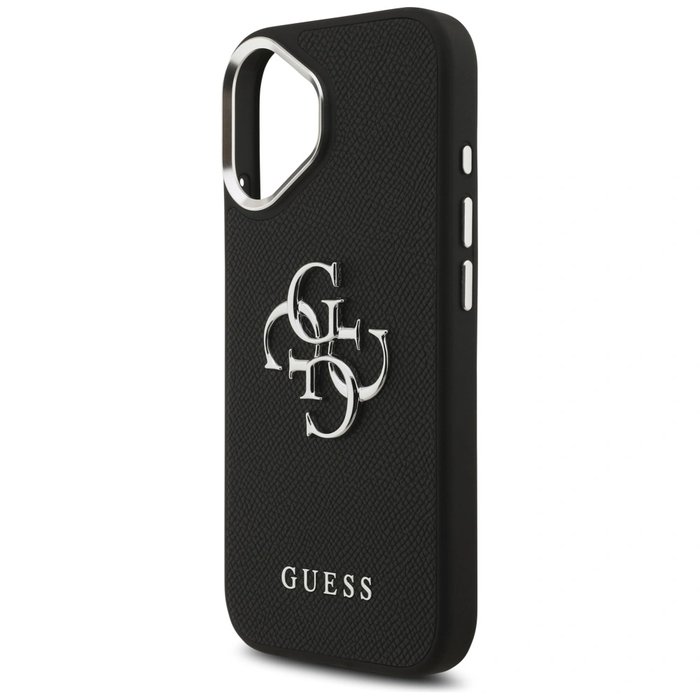 Guess Grained Big 4G Classic Logo Apple iPhone 17 black