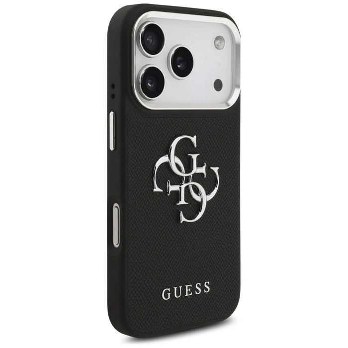 Guess Grained Big 4G Classic Logo Apple iPhone 17 Pro black