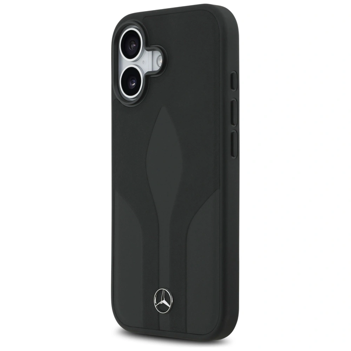 Mercedes Leather The Move MagSafe Apple iPhone 17 black