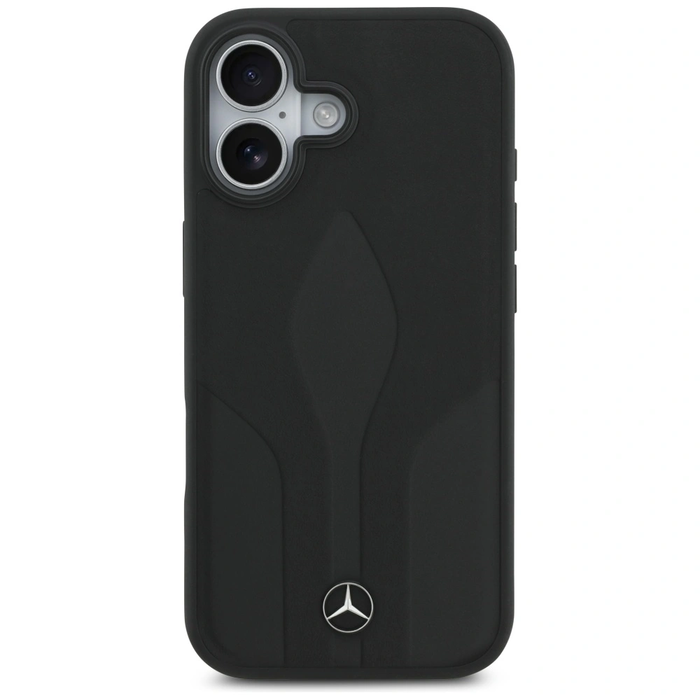 Mercedes Leather The Move MagSafe Apple iPhone 17 black