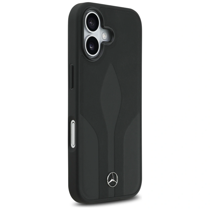 Mercedes Leather The Move MagSafe Apple iPhone 17 black