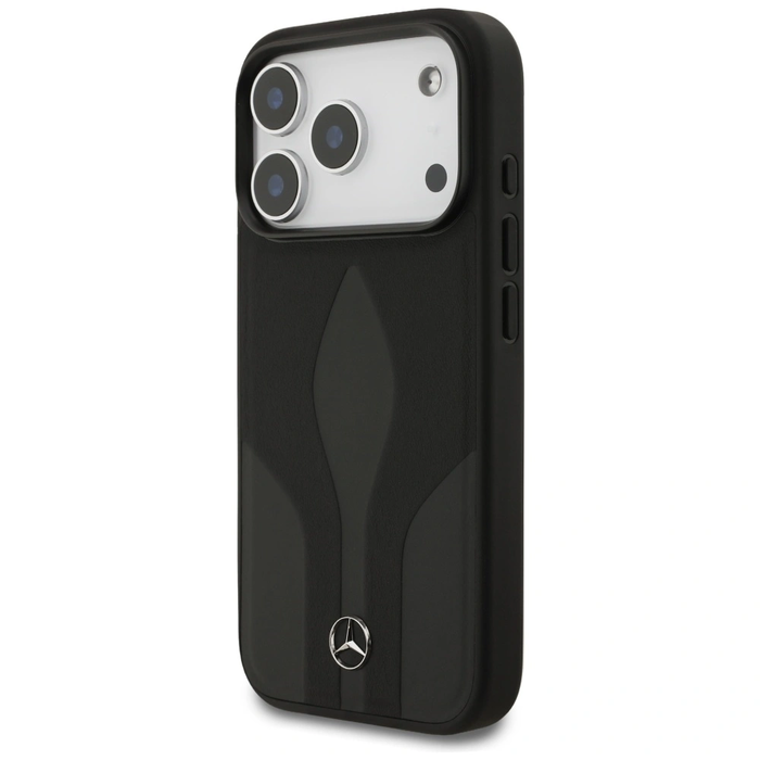 Mercedes Leather The Move MagSafe Apple iPhone 17 Pro black