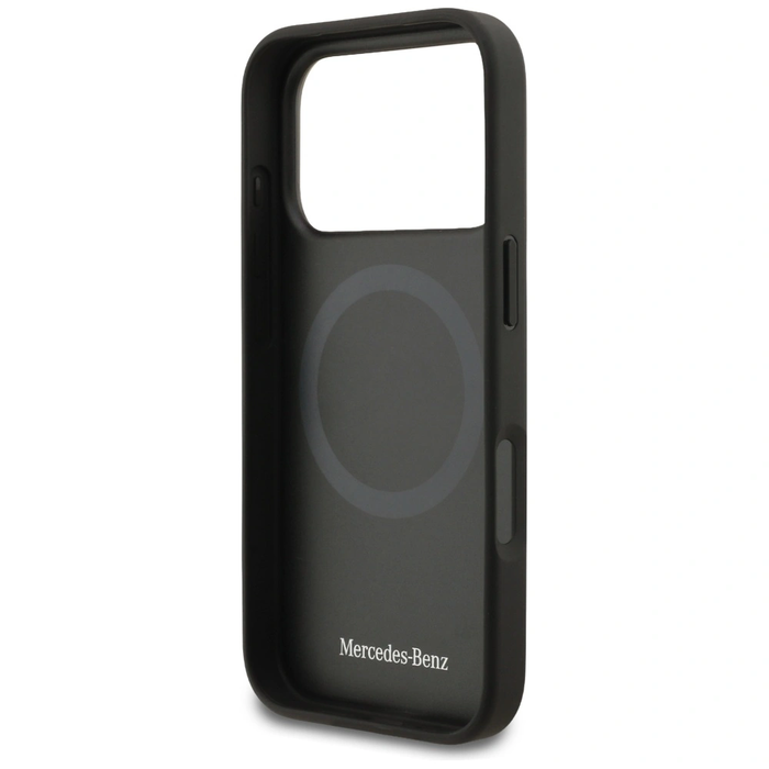 Mercedes Leather The Move MagSafe Apple iPhone 17 Pro black