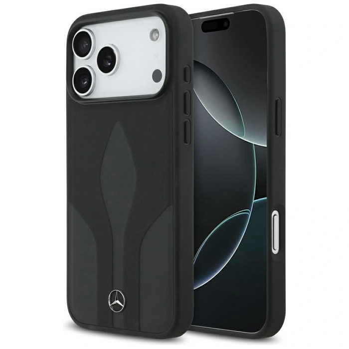 Mercedes Leather The Move MagSafe Apple iPhone 17 Pro Max black