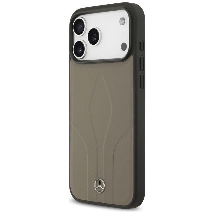 Mercedes Leather The Move MagSafe Apple iPhone 17 Pro Max taupe