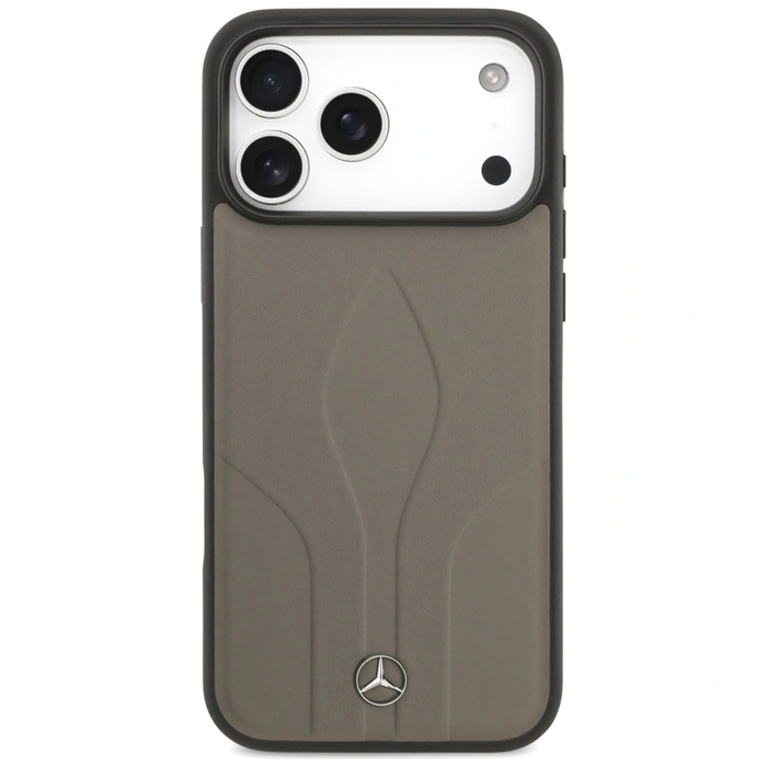 Mercedes Leather The Move MagSafe Apple iPhone 17 Pro Max taupe