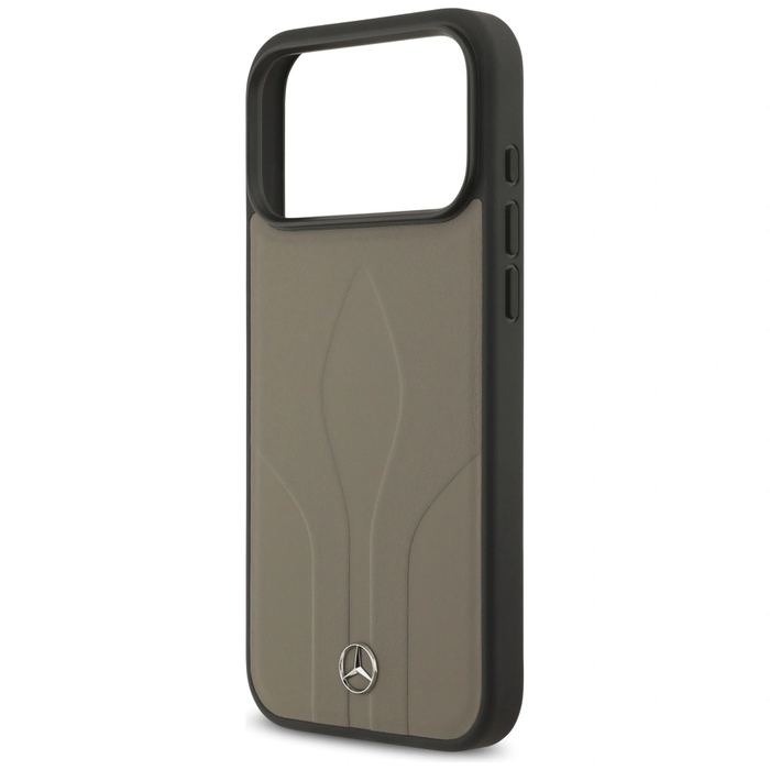 Mercedes Leather The Move MagSafe Apple iPhone 17 Pro Max taupe