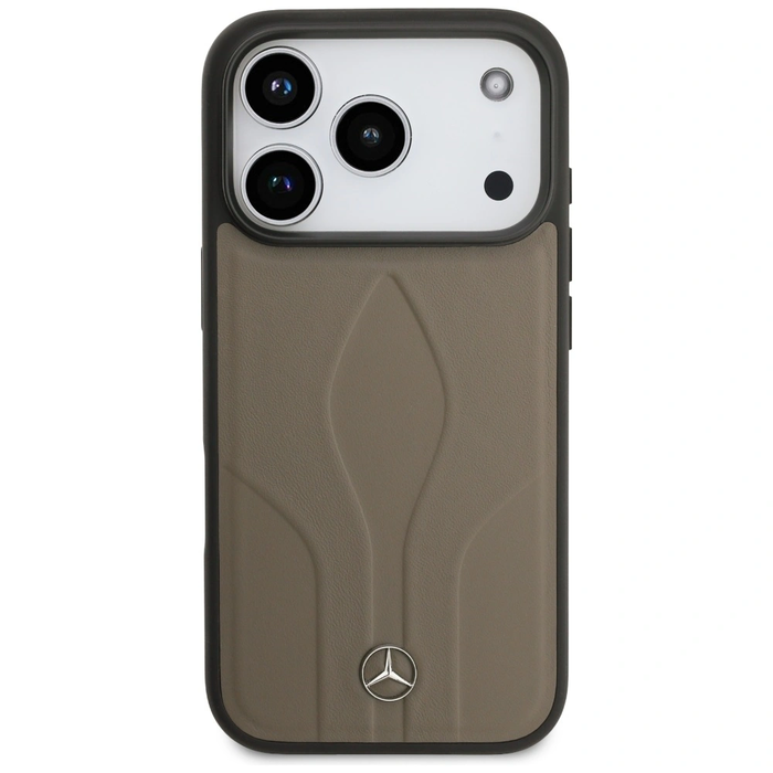 Mercedes Leather The Move MagSafe Apple iPhone 17 Pro taupe