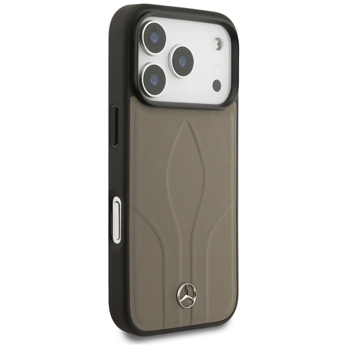 Mercedes Leather The Move MagSafe Apple iPhone 17 Pro taupe