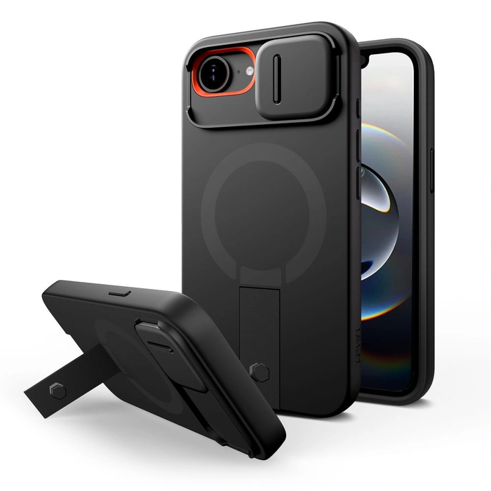 Tech-Protect Kevlar Aura MagSafe Apple iPhone 17e / 16e Black