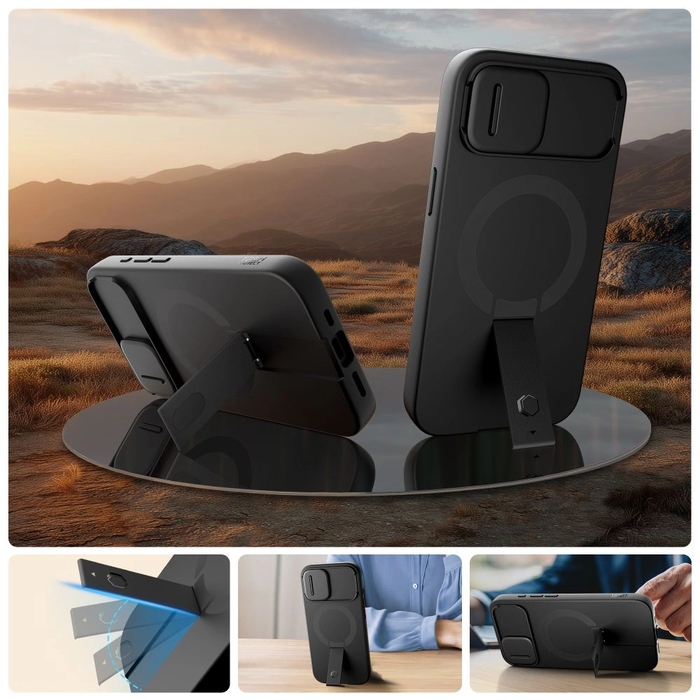 Tech-Protect Kevlar Aura MagSafe Apple iPhone 17e / 16e Black