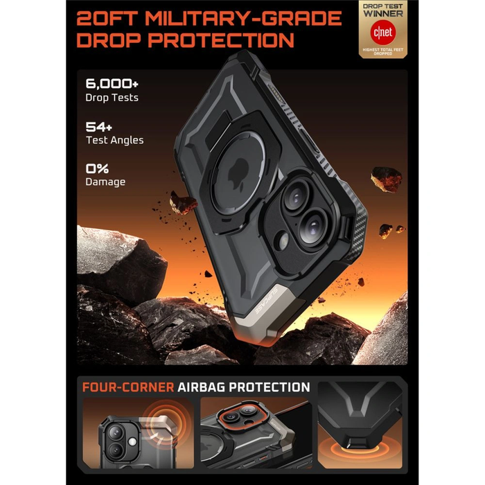 Supcase Unicorn Beetle Grip Mag MagSafe Apple iPhone 17 Black