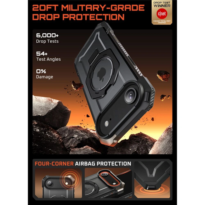 Supcase Unicorn Beetle Grip Mag MagSafe Apple iPhone Air Black