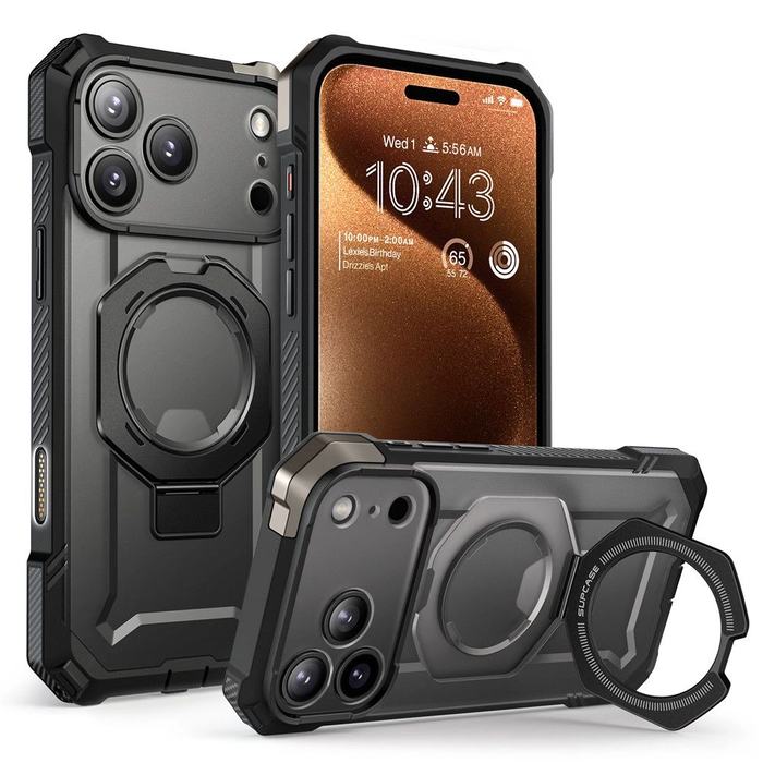 Supcase Unicorn Beetle Grip Mag MagSafe Apple iPhone 17 Pro Max Black