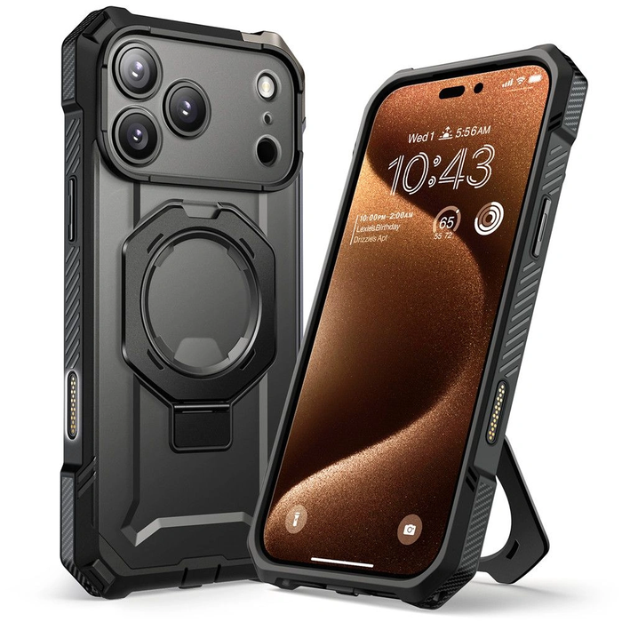 Supcase Unicorn Beetle Grip Mag MagSafe Apple iPhone 17 Pro Max Black