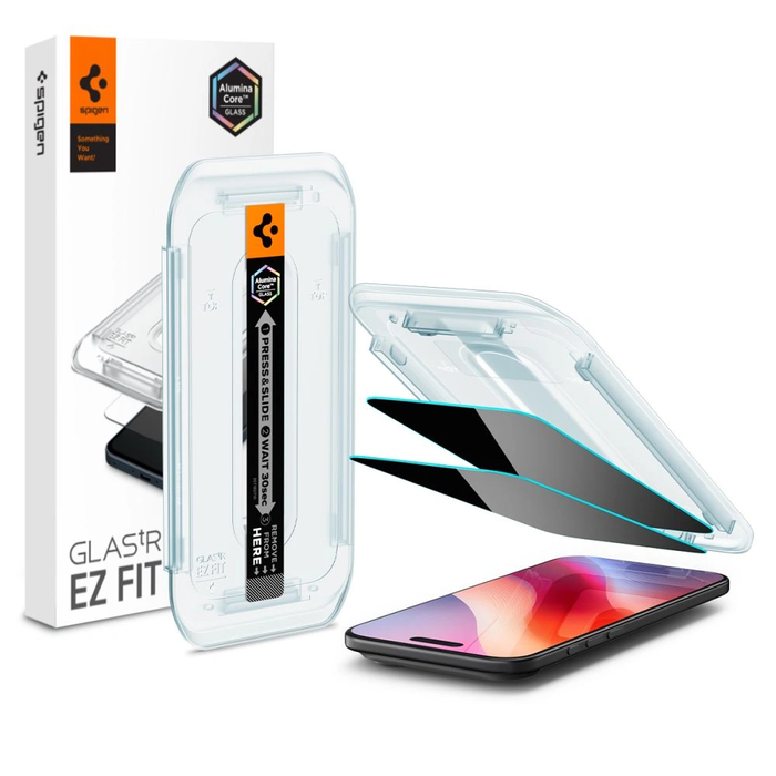Spigen Glas.tr ez Fit Apple iPhone Air Privacy [2 PACK]