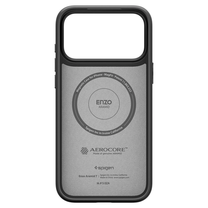 Spigen Enzo Aramid T Mag MagSafe Apple iPhone 17 Pro / 18 Pro Black