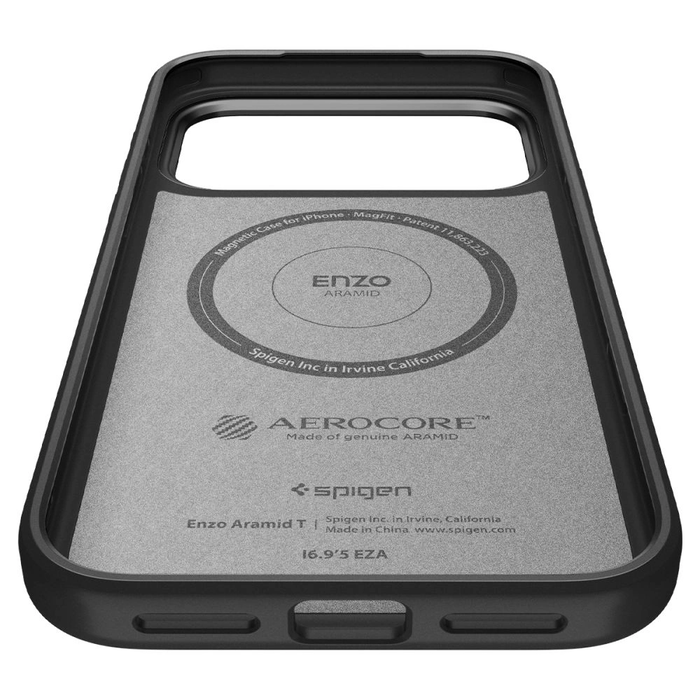 Spigen Enzo Aramid T Mag MagSafe Apple iPhone 17 Pro / 18 Pro Black