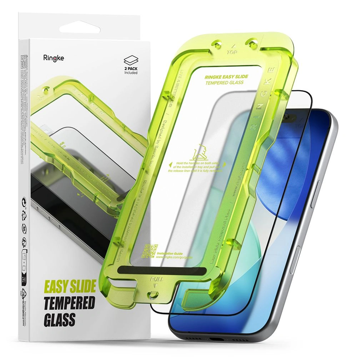 Ringke Easy Slide Apple iPhone 17 Pro / 18 Pro Black [2 PACK]