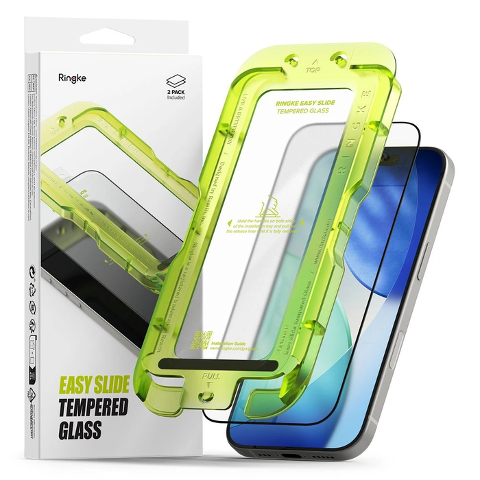 Ringke Easy Slide Apple iPhone 17 Black [2 PACK]