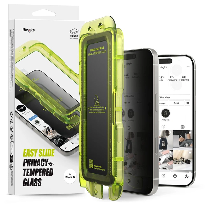 Ringke Easy Slide Apple iPhone 17 Privacy [2 PACK]