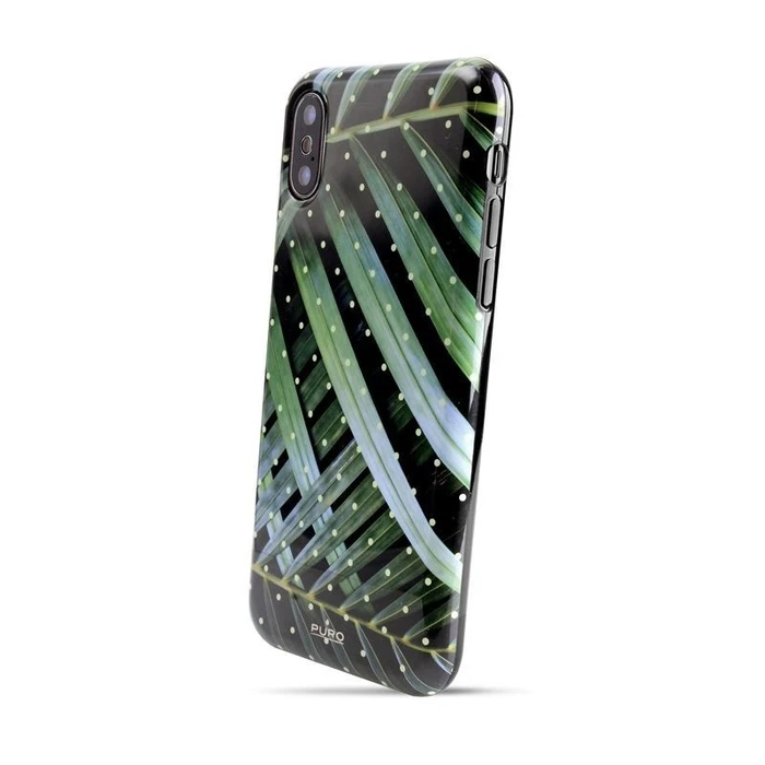 PURO Glam Tropical Leaves Apple iPhone XS/X (Brilliant Leaves)