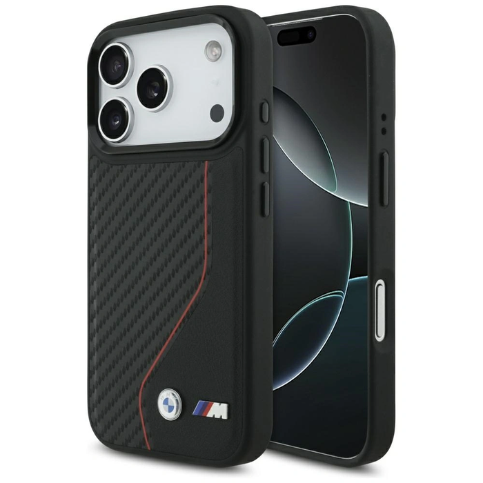 BMW M Carbon Line & Logo MagSafe Apple iPhone 17 Pro red