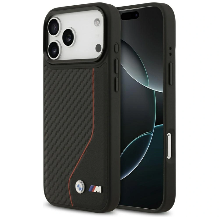 BMW M Carbon Line & Logo MagSafe Apple iPhone 17 Pro Max red