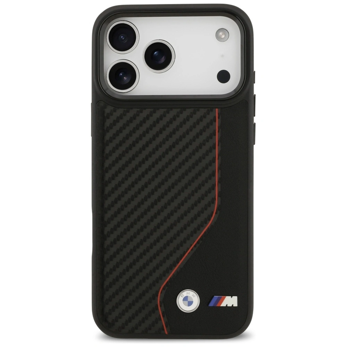 BMW M Carbon Line & Logo MagSafe Apple iPhone 17 Pro Max red