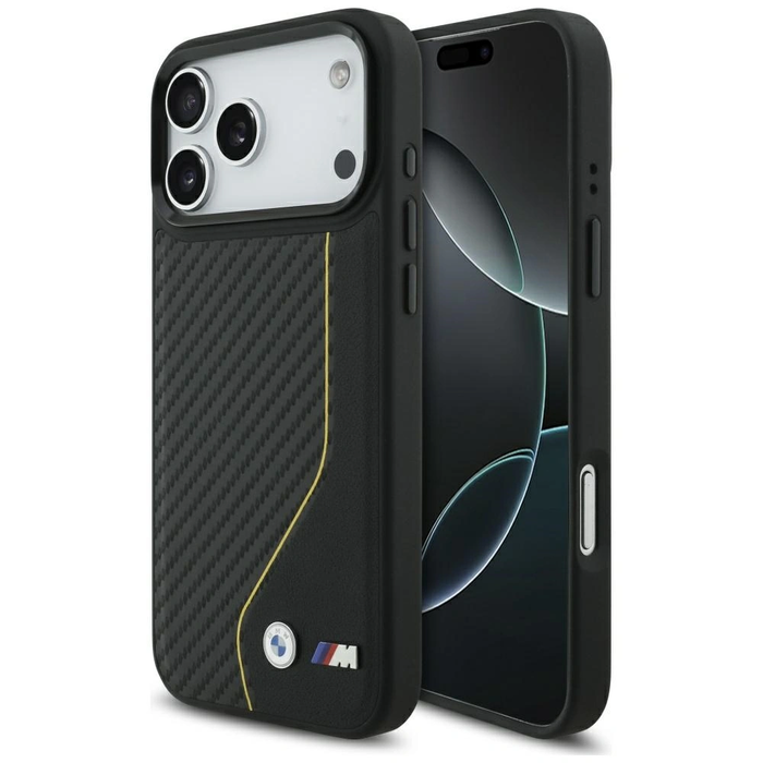 BMW M Carbon Line & Logo MagSafe Apple iPhone 17 Pro Max yellow