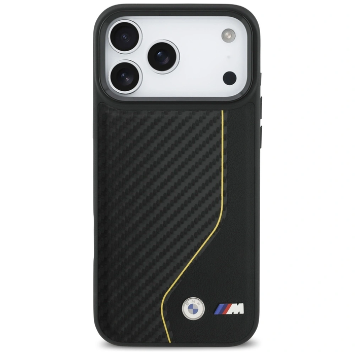 BMW M Carbon Line & Logo MagSafe Apple iPhone 17 Pro Max yellow