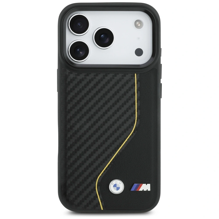 BMW M Carbon Line & Logo MagSafe Apple iPhone 17 Pro yellow