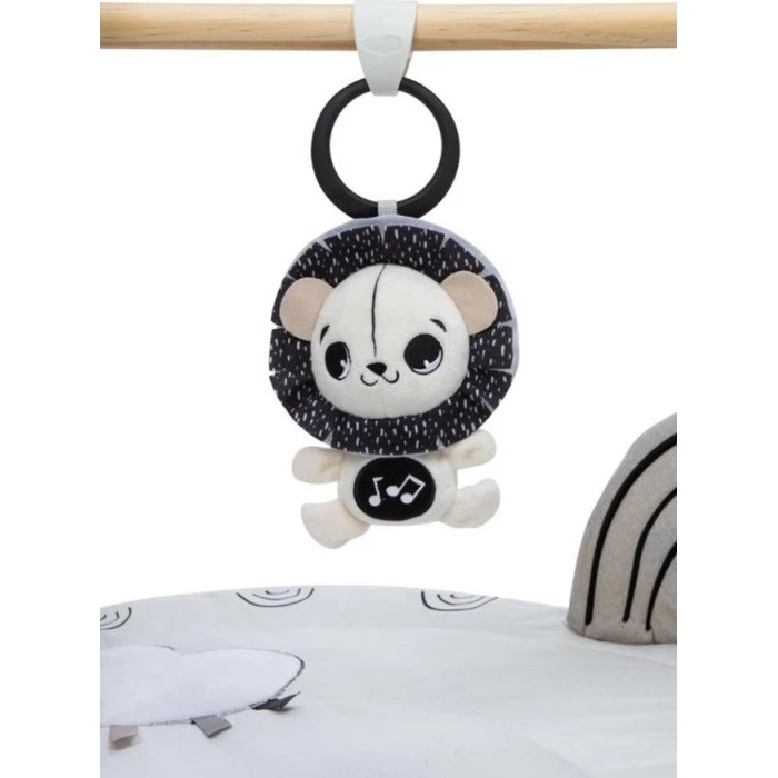 Tiny Love Decor Baby Gym with Wooden Stand, Black & White