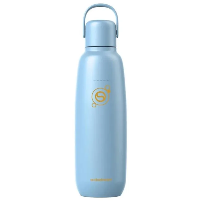 SodaStream Fizz&Go 900 ml Ice (blue) Stainless Steel Carbonating Bottle