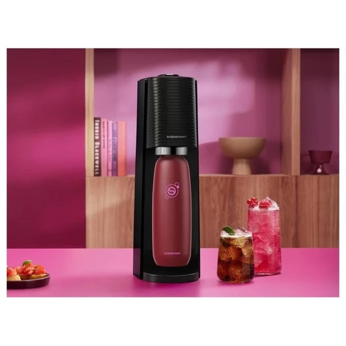 SodaStream Fizz&Go 900 ml Pomegranate (Red) Stainless Steel Thermal Carbonating Bottle