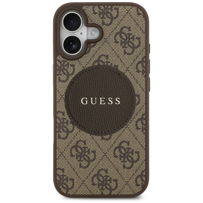 Guess 4G Circle Classic Logo MagSafe Apple iPhone 17 brown